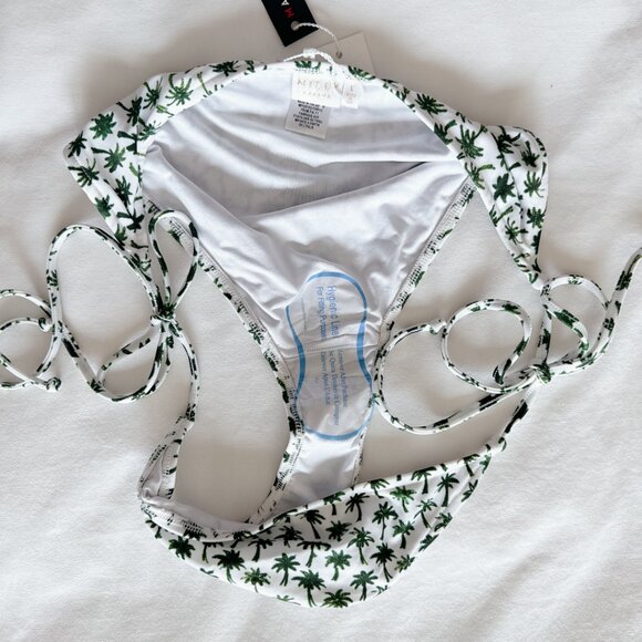 Milly Cabana Fiji string bikini bottom large women's swimsuit bathing suit NWT - Picture 10 of 11